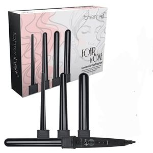 Fahrenheit Four in One Ceramic Curling Wand w/heat protective glove and sleeve.